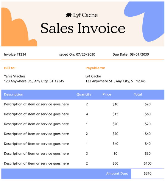 invoice